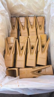 탄소 강철 Cat320 발굴기 버킷 치아 1U3352WTL 쌍둥이 호랑이 치아 얼음 및 채굴 시설 J350 가족
